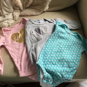 Baby girl onesie bundle